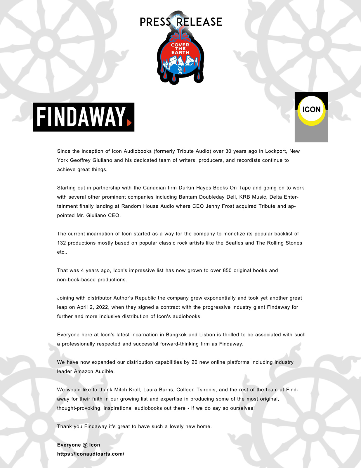 Press Release: Findaway